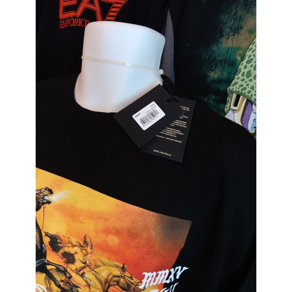 DARC SPORT UNTIL VALHALLA Premium Tee Black Size LARGE NWT - Picture 4 of 7